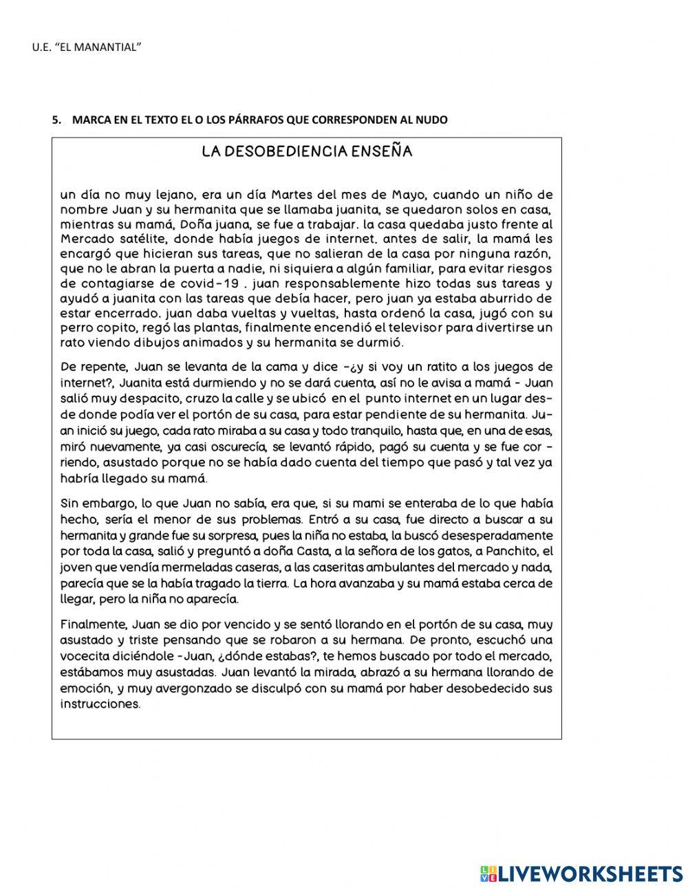 La desobediencia enseña