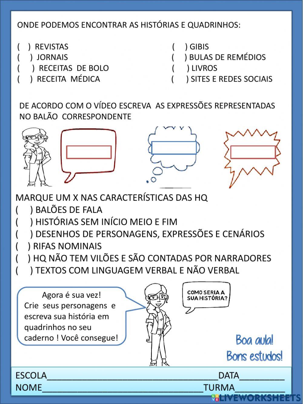 Historias em quadrinhos