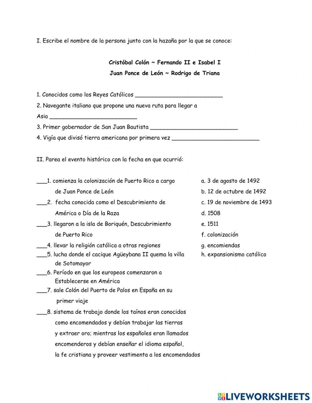 Europa llega a América