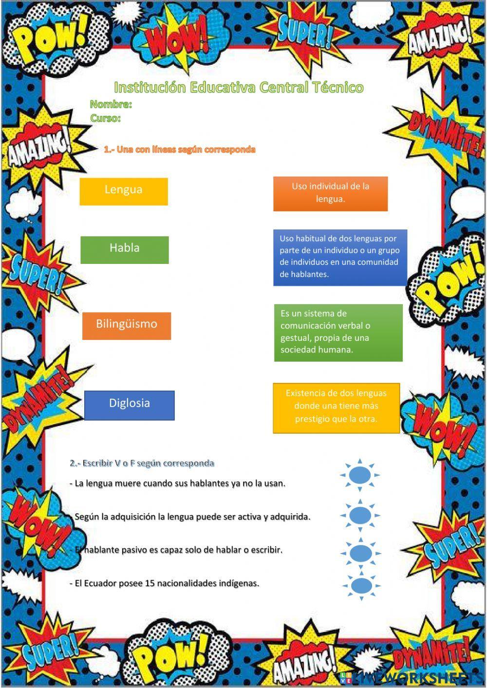 Diglosia y Bilinguismo