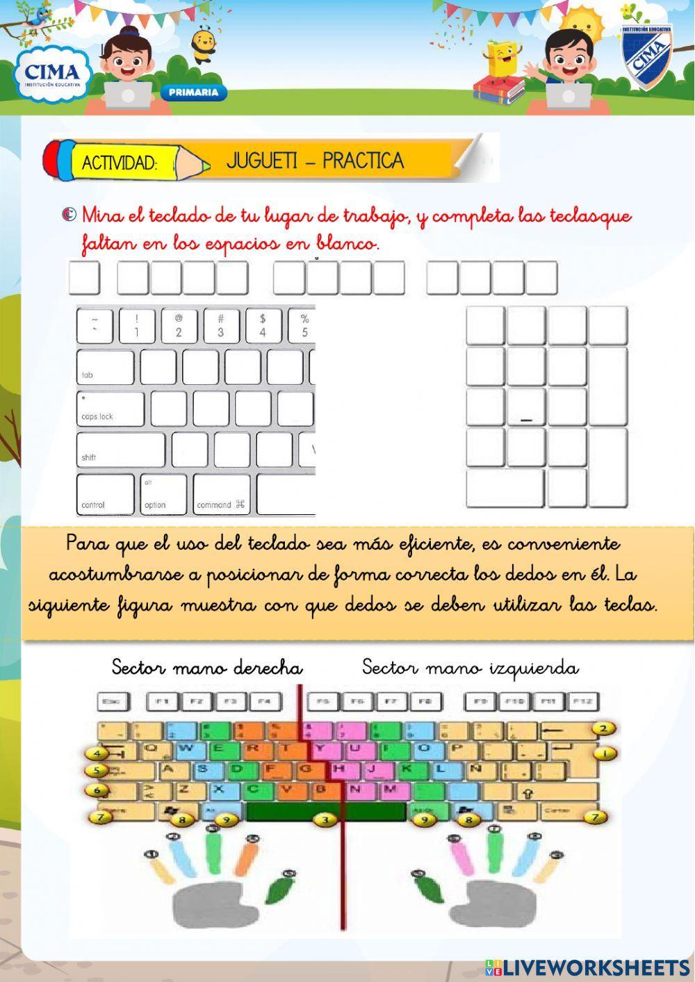 Ficha 05: EL TECLADO