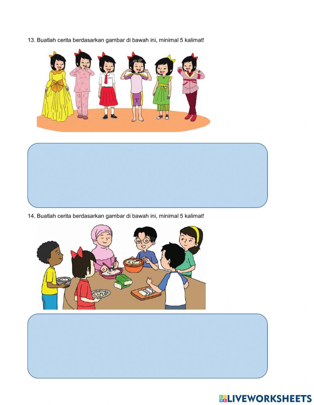 Ulangan bahasa indonesia tema 7