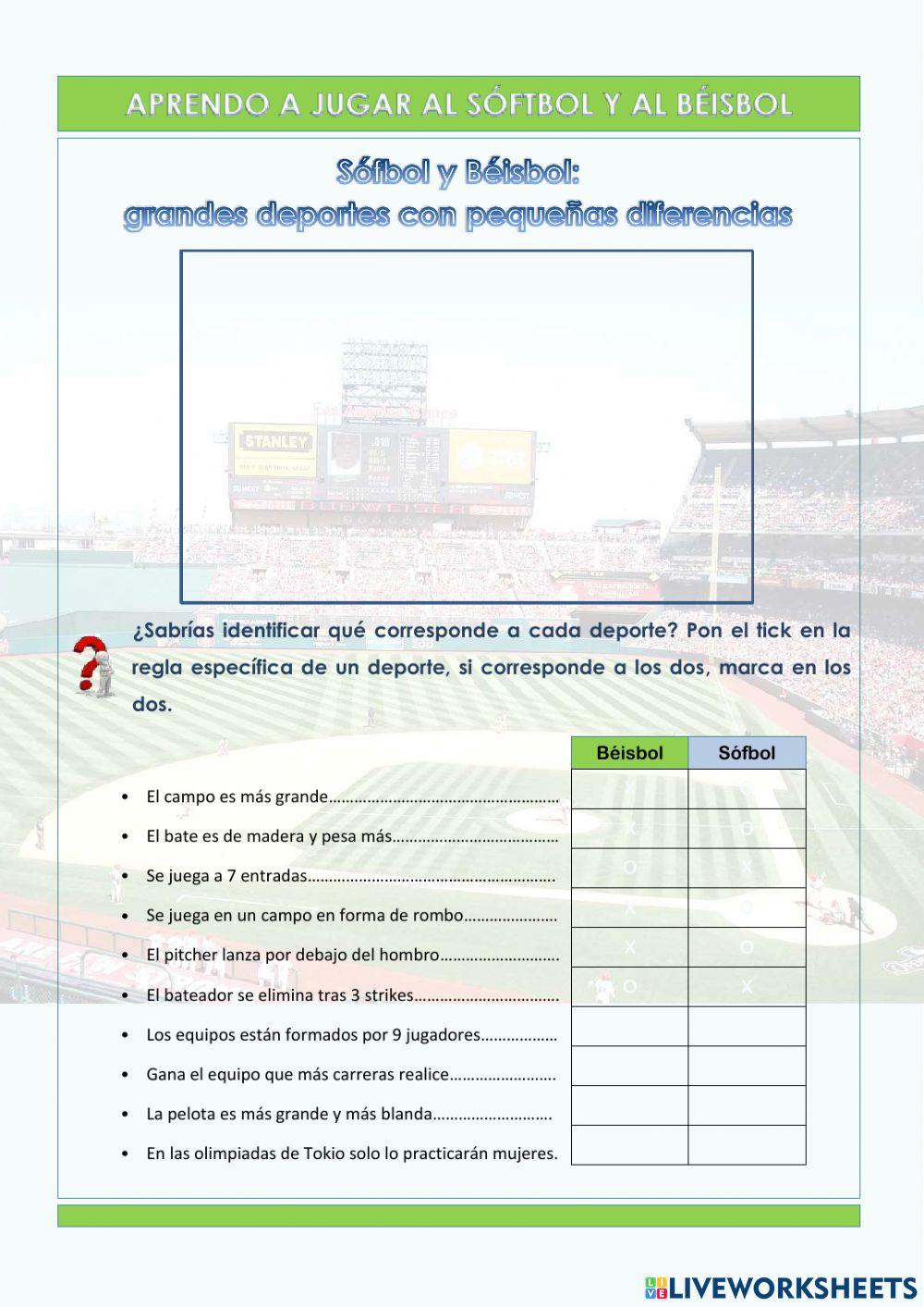 Aprende a jugar al béisbol y al sófbol 2 (5º y 6º)