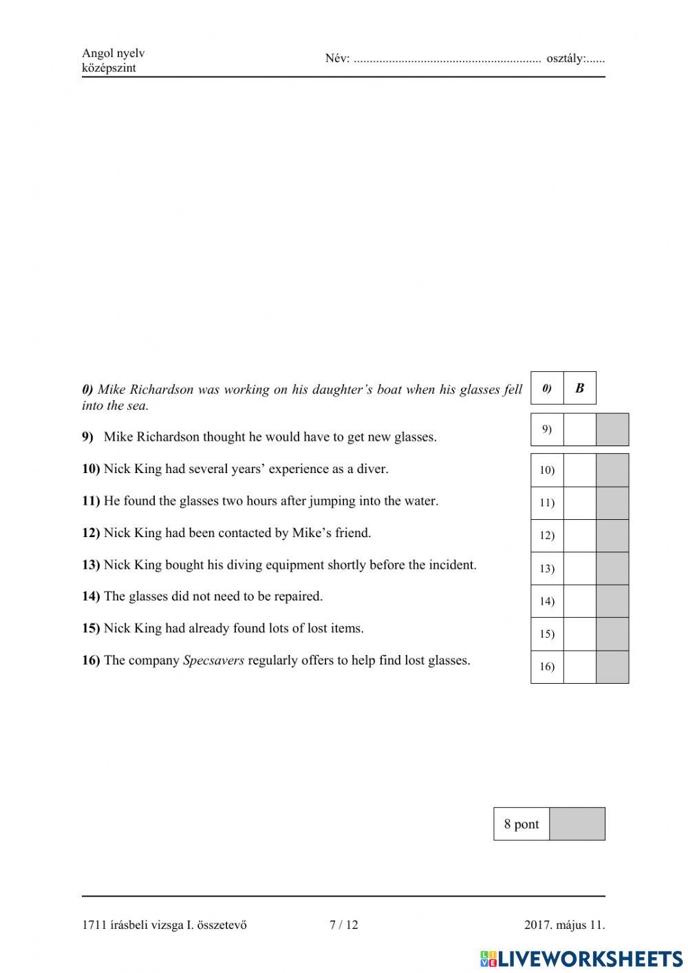 Érettségi 2017 május