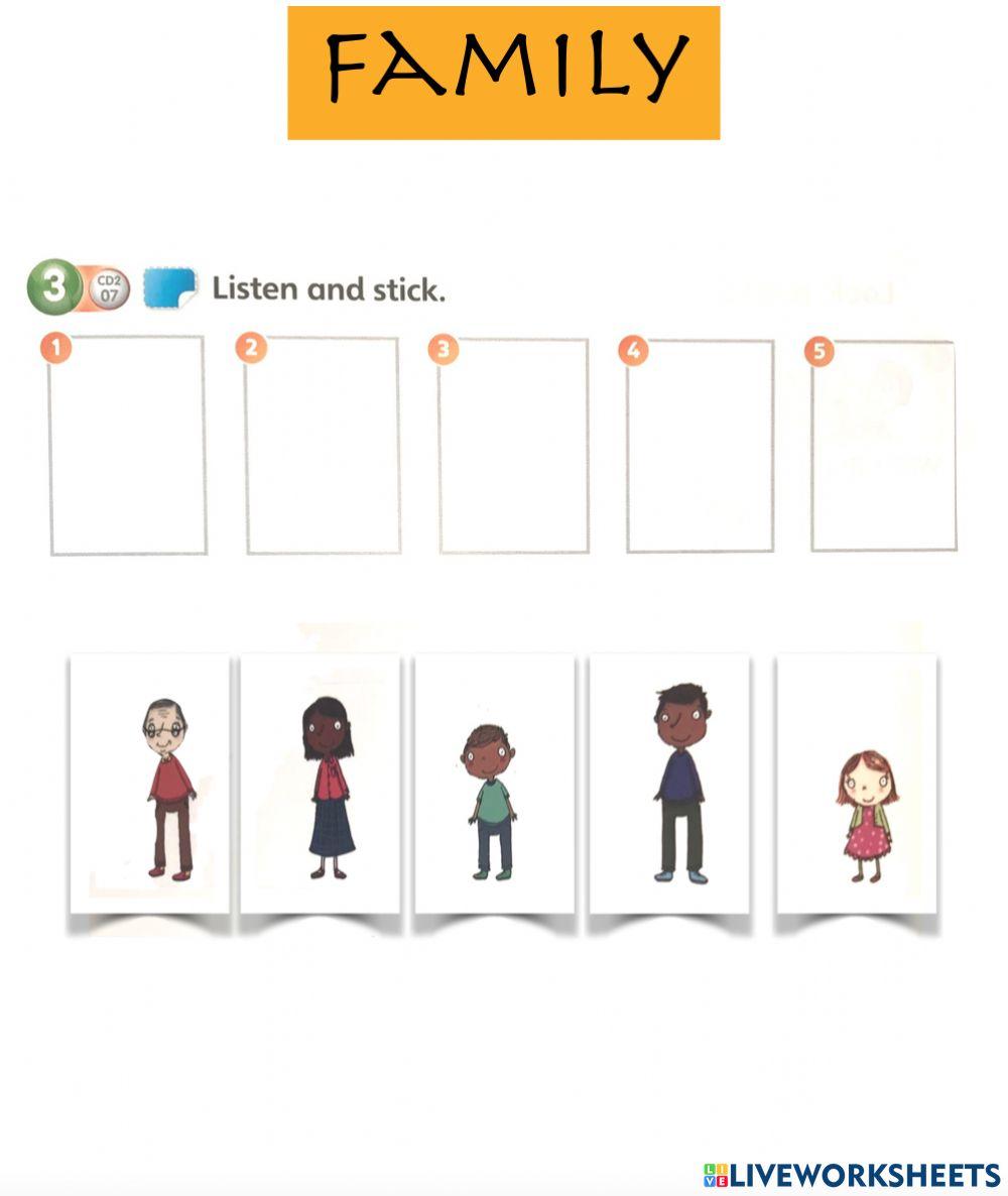 Listen and Stick - family