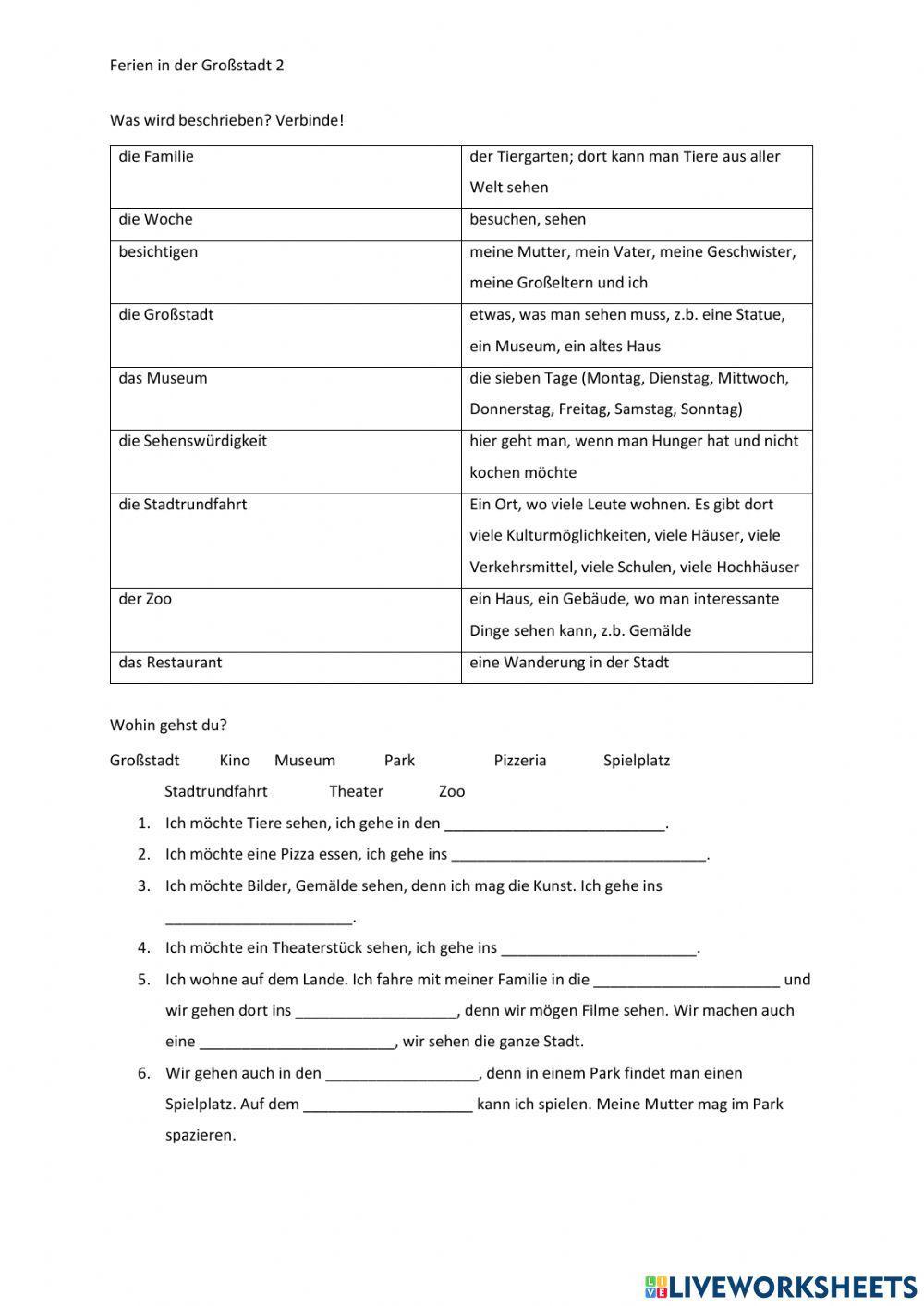 Ferien in der Großđtadt 2