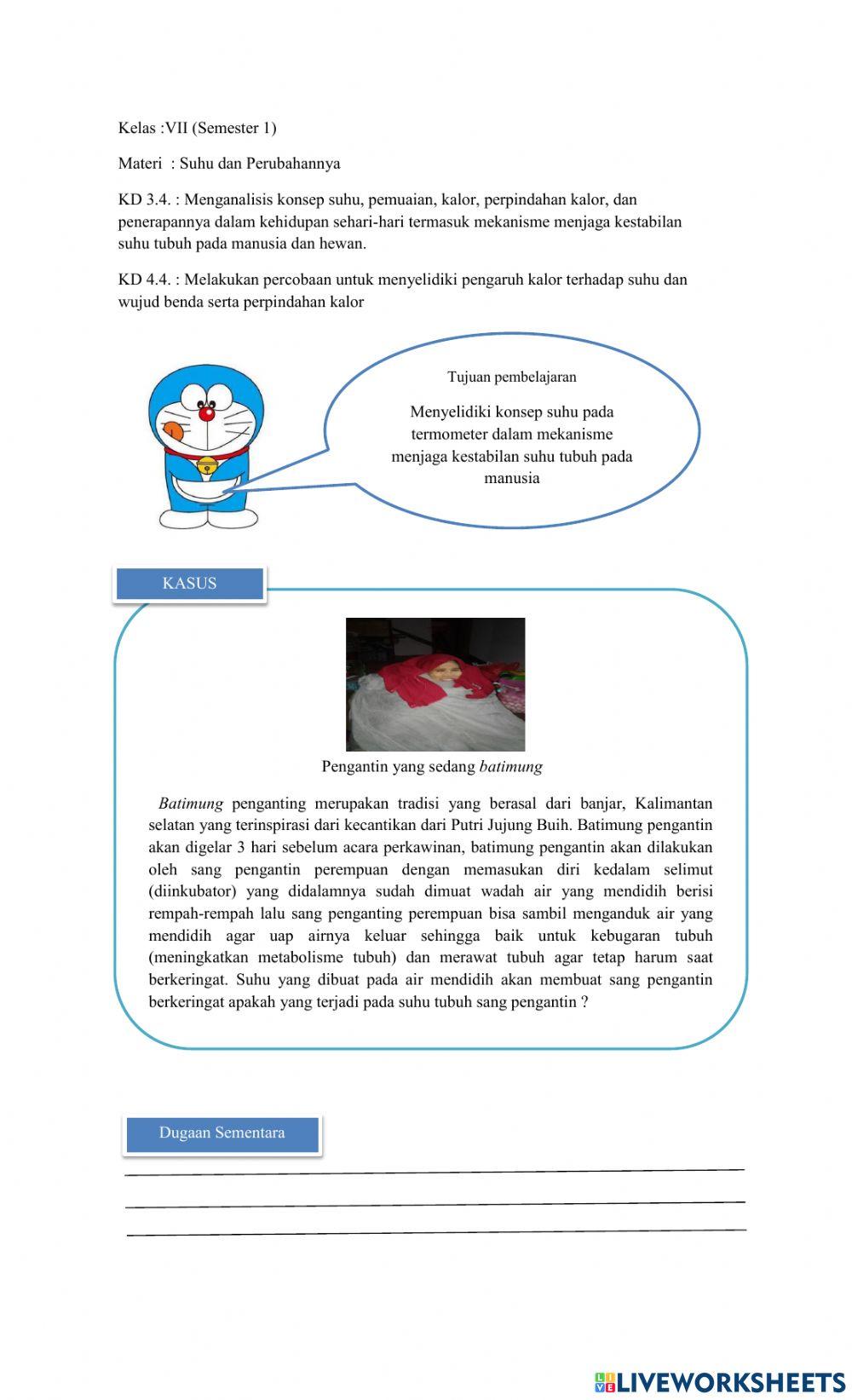 Suhu dan perubahannya