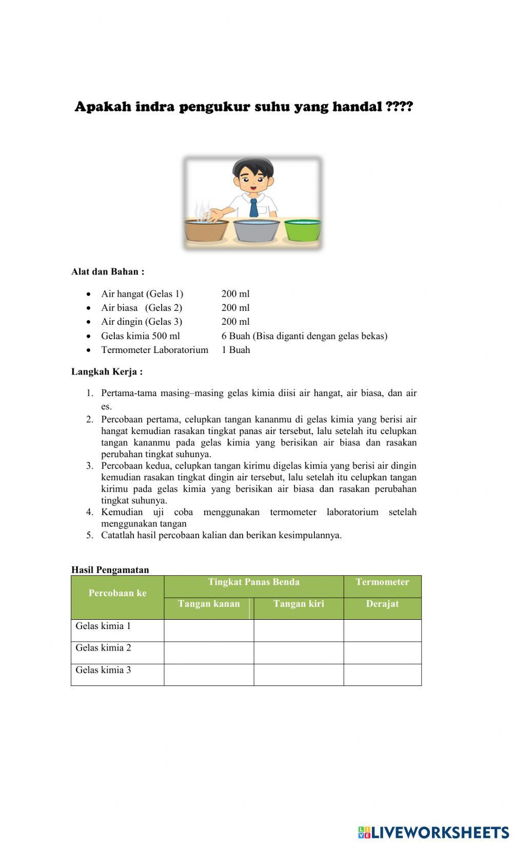 Suhu dan perubahannya