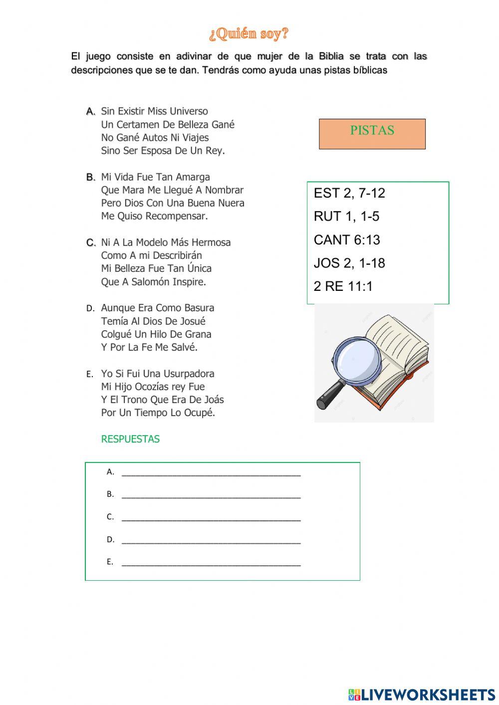 Mujeres de la biblia