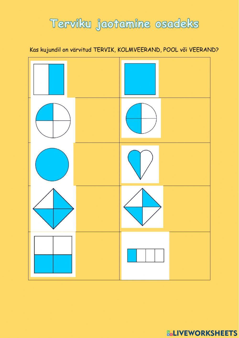 Terviku jaotamine osadeks