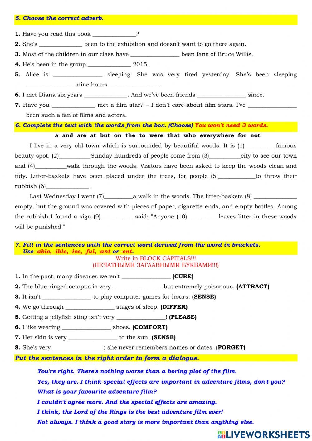 Spotlight 7 Task 7715