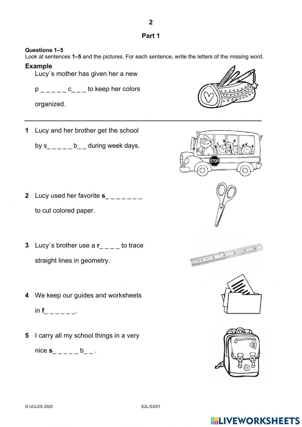 3rd grade Review Guide Trimester 1 (Reading and Writing) worksheet ...