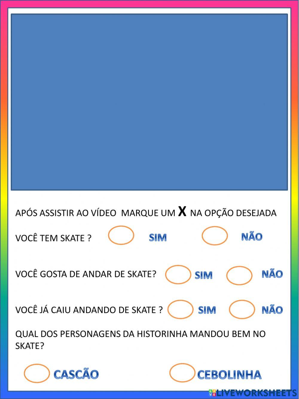 Atividades adaptadas