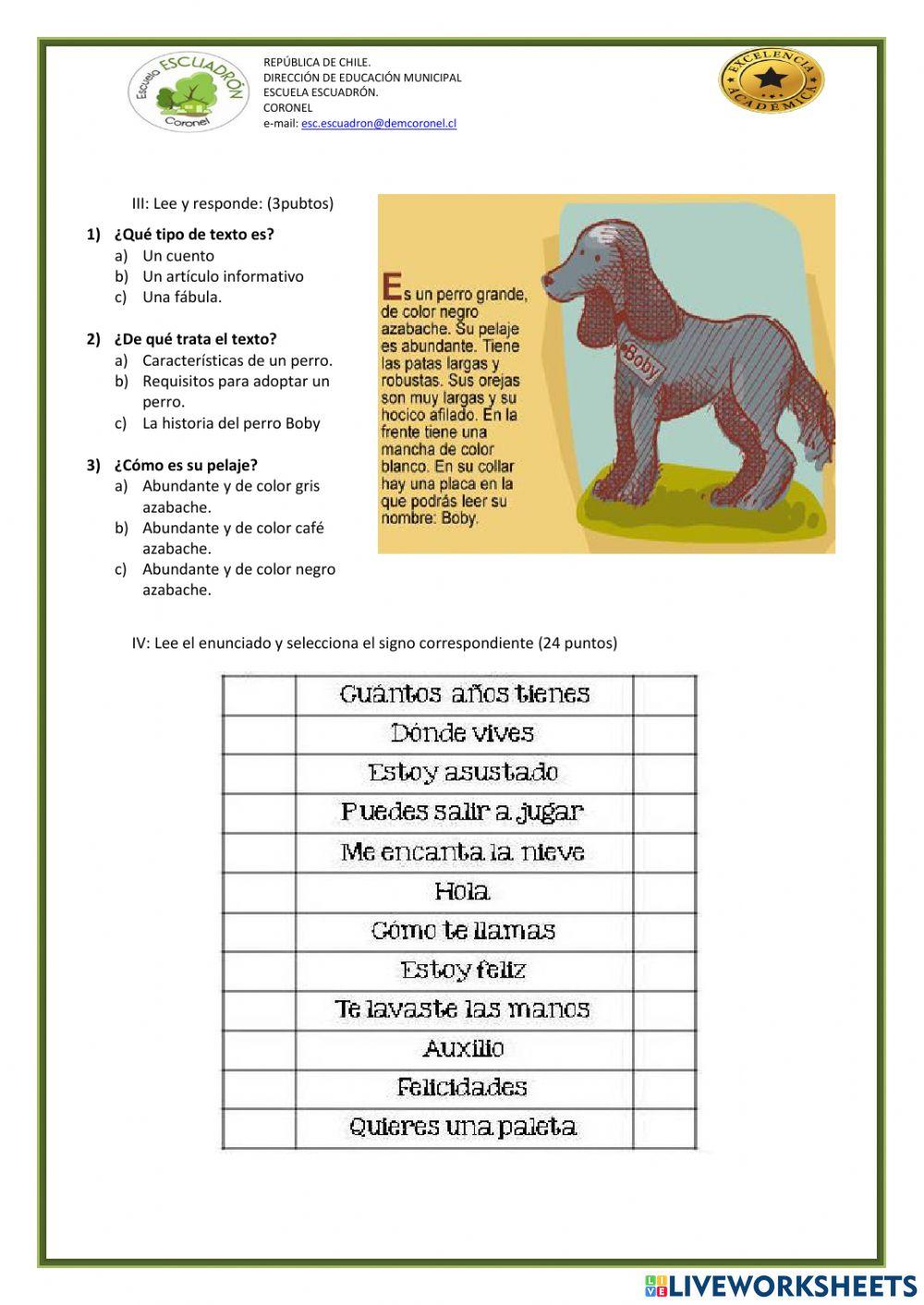 Evaluación unidad 0