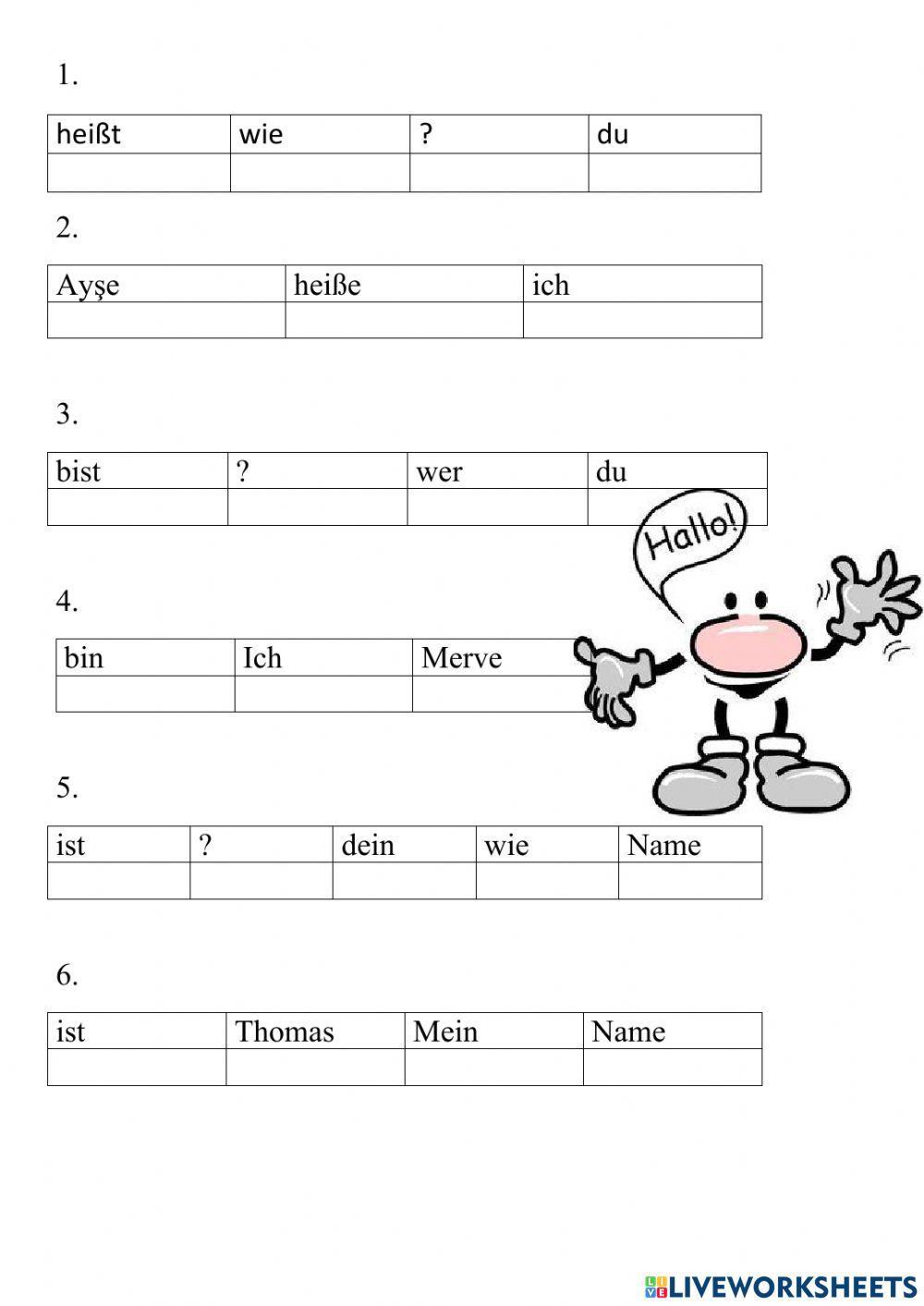 903657 Wie heißt du? Merve Çıldır LiveWorksheets