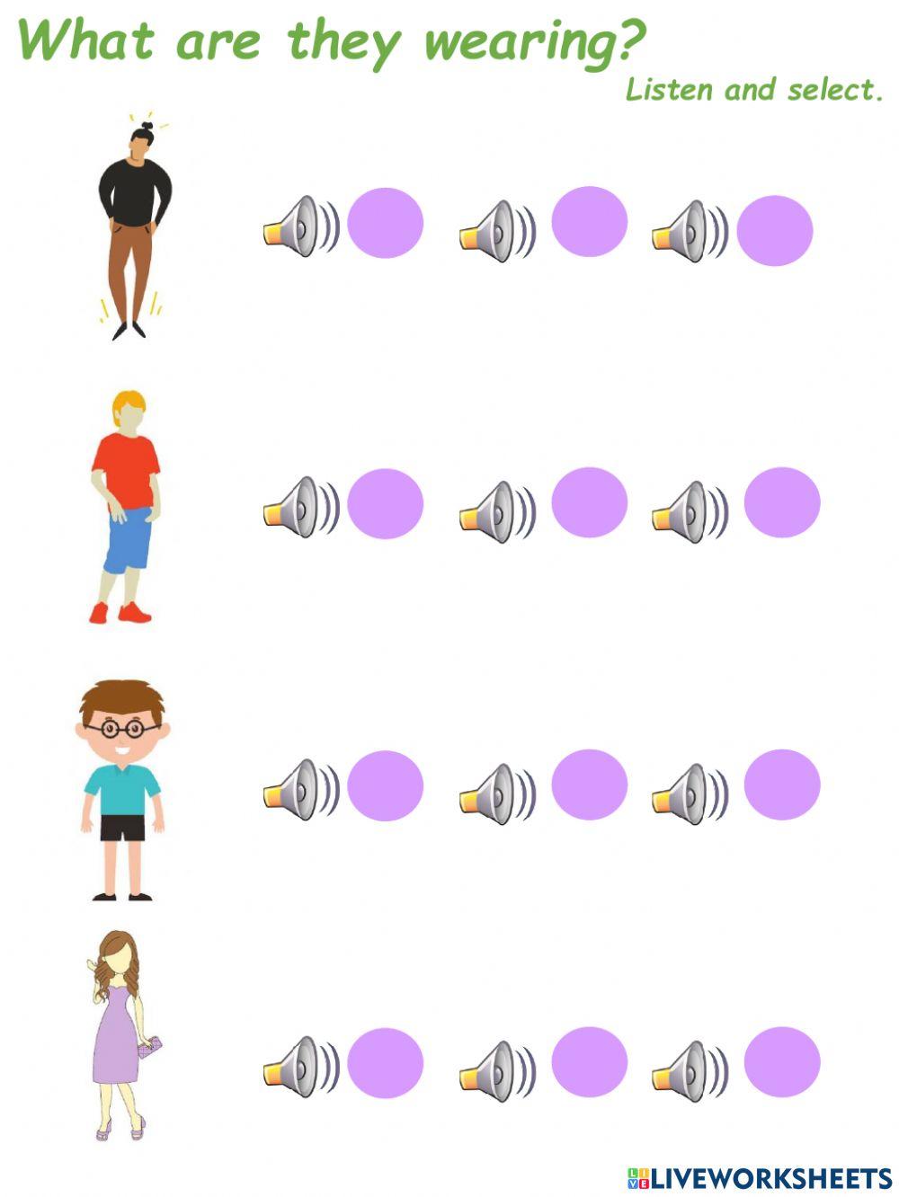 What are they wearing?