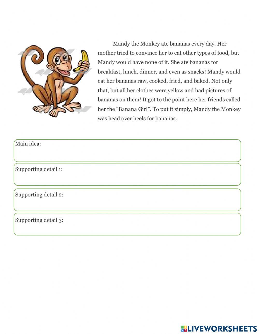 Main Idea and Supporting Details