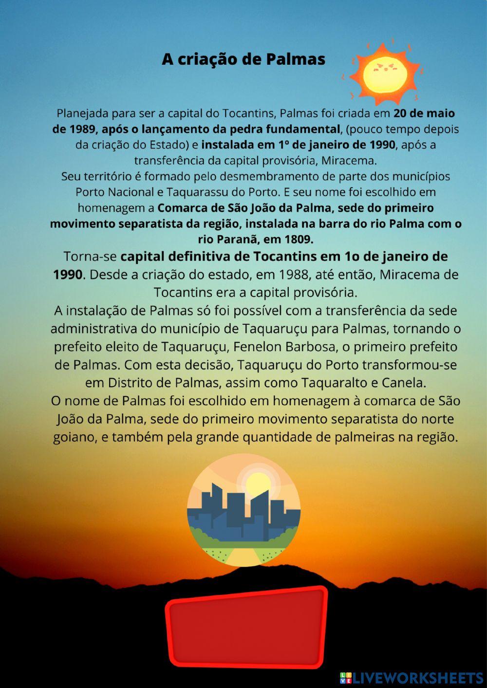 Tocantins e Municípios