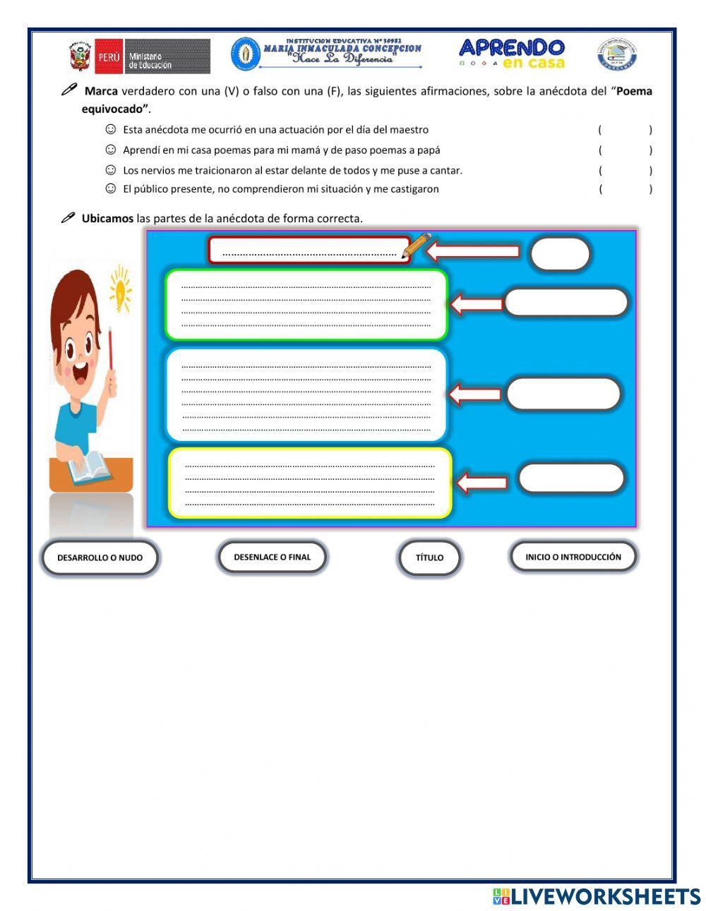 Escribimos una anécdota