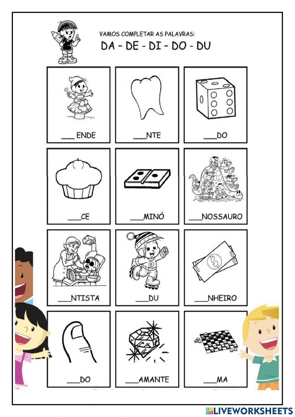 Atividade de língua portuguesa