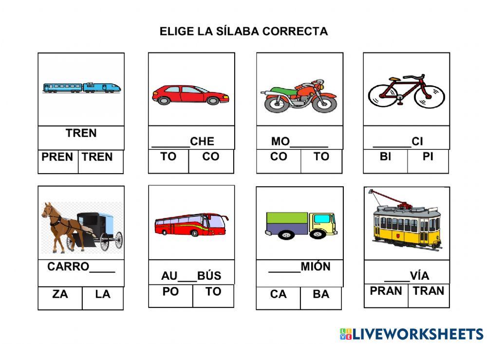 Medios de transportes
