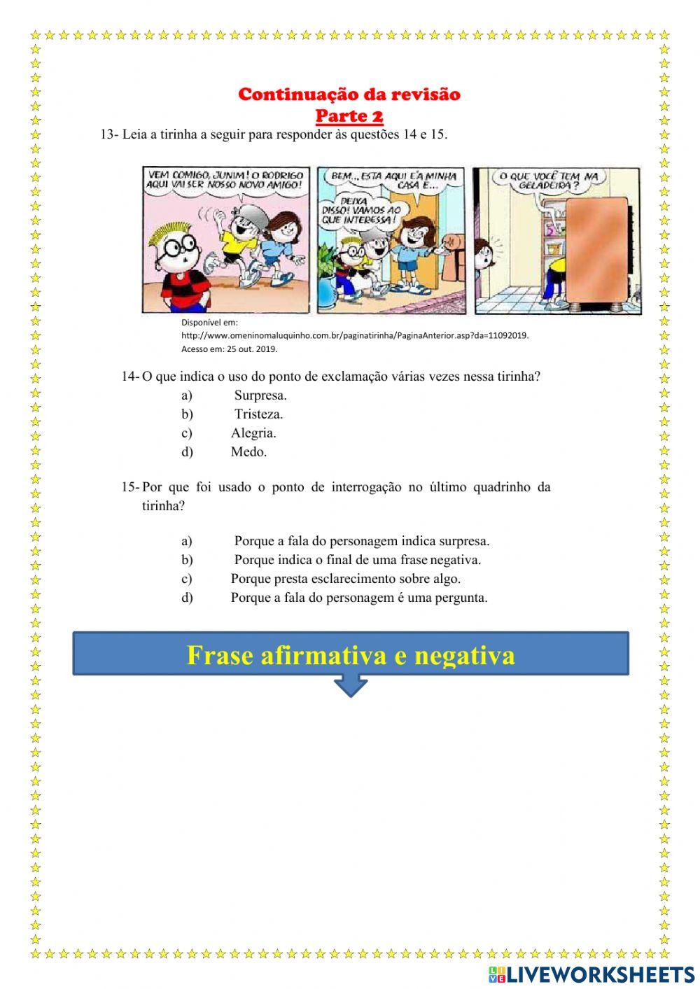 Revisao de portugues 2 parte