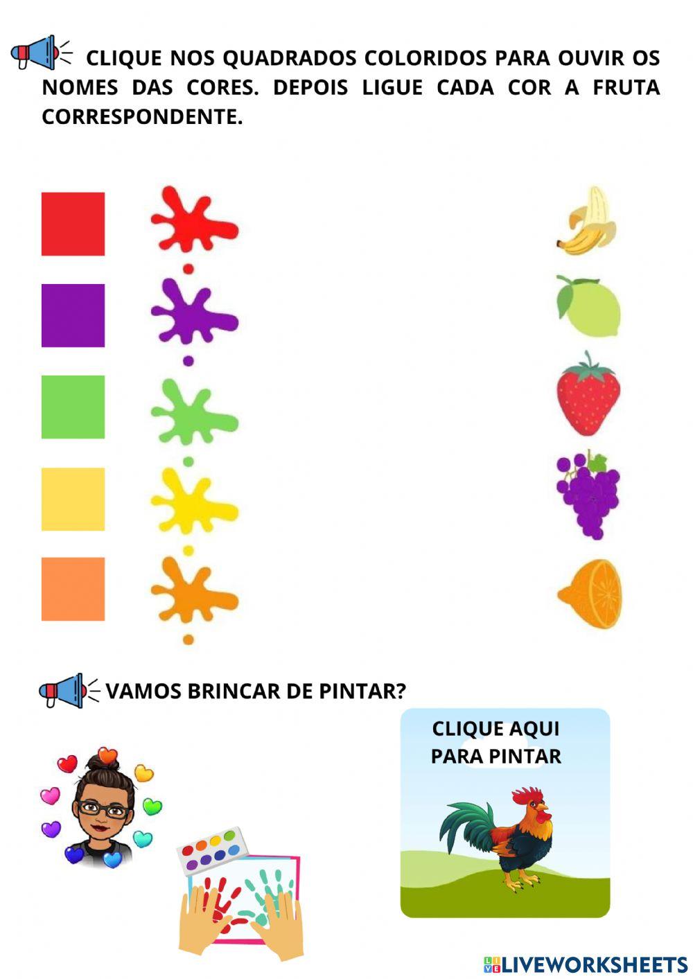 Cores atividade adaptada