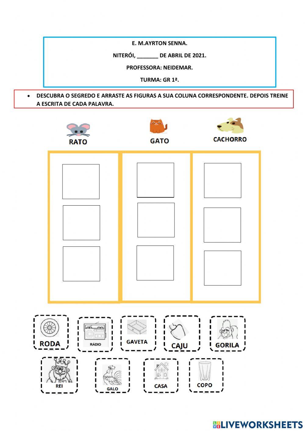 Descobrindo palavras