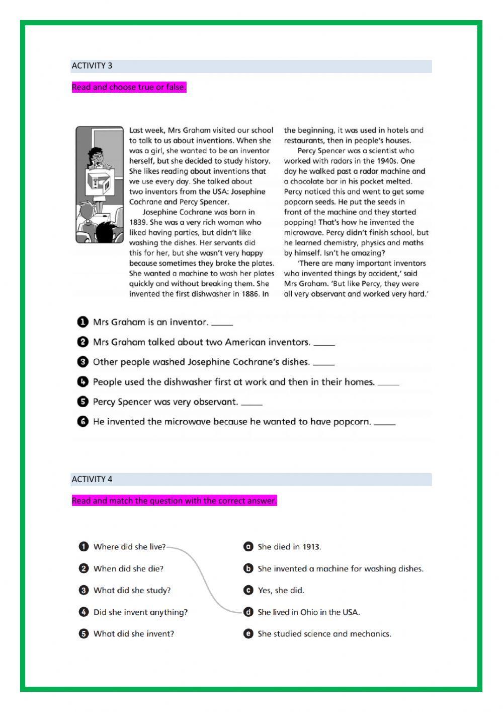 Tiger 6- Unit 5 test