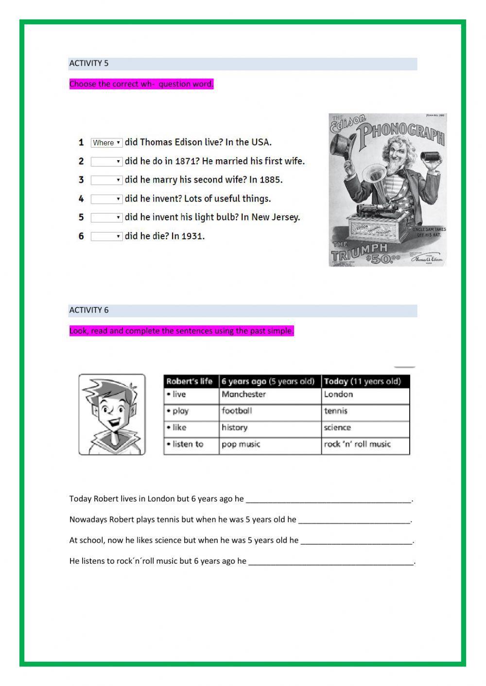 Tiger 6- Unit 5 test