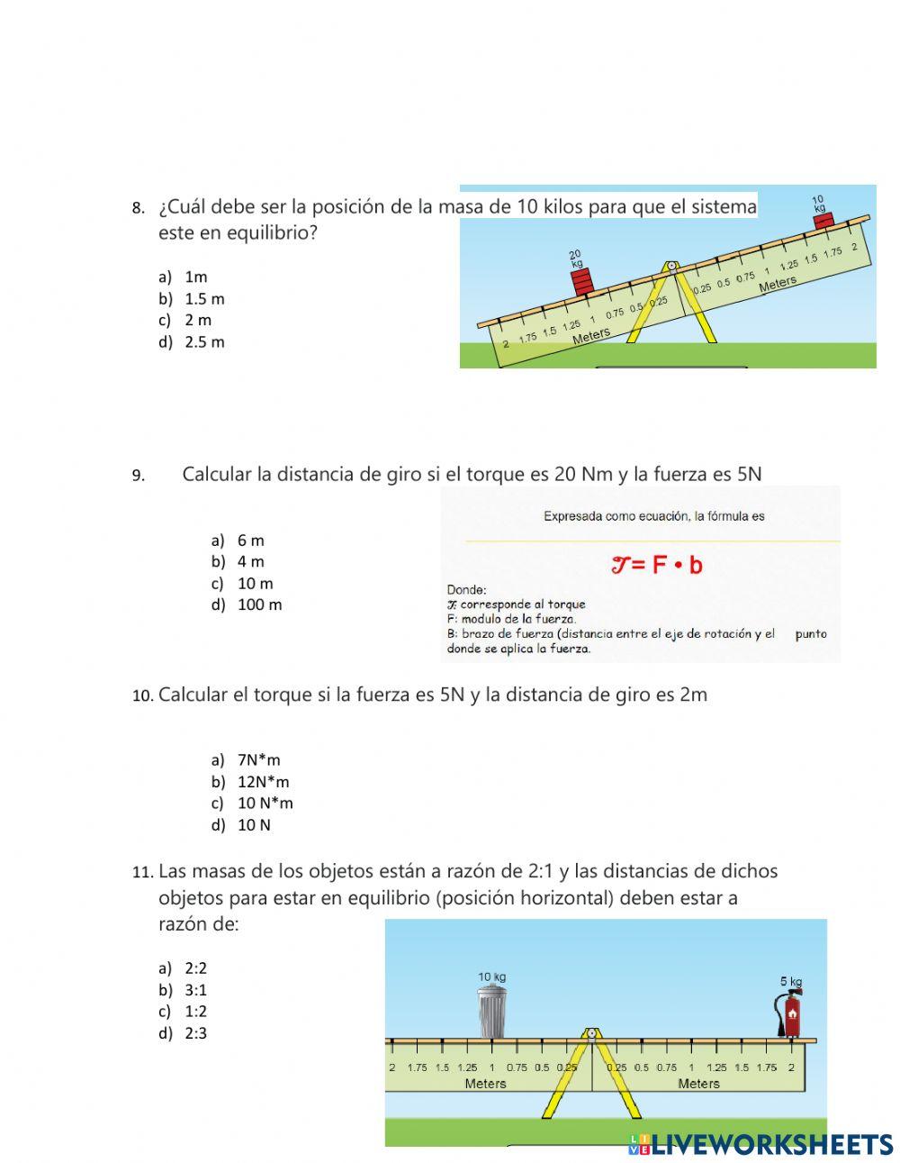Examen Movimieto Rotacional