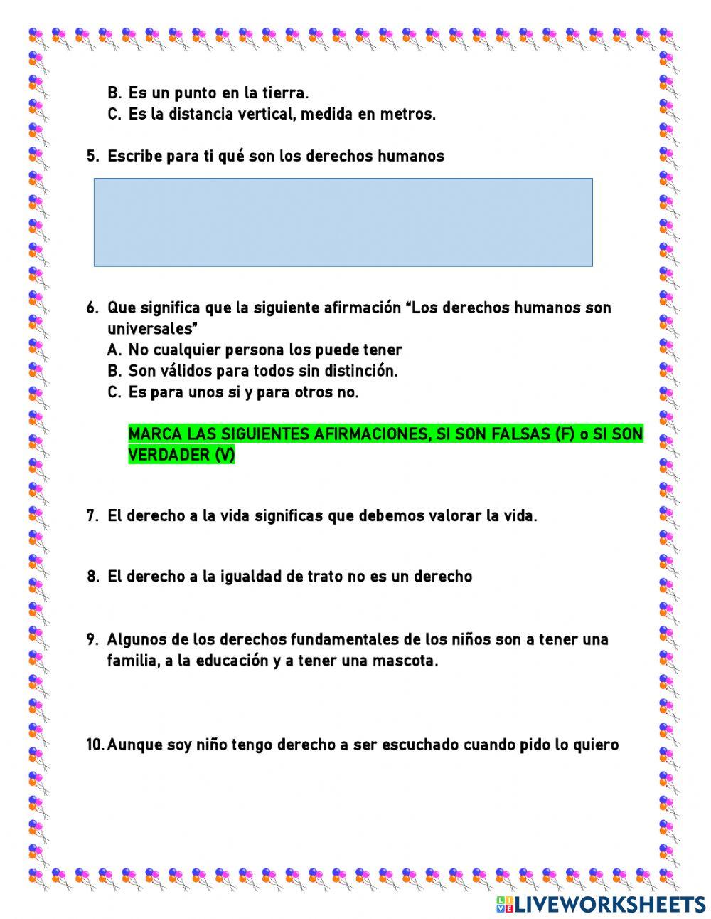 Coordenas geográficas y derechos humanos