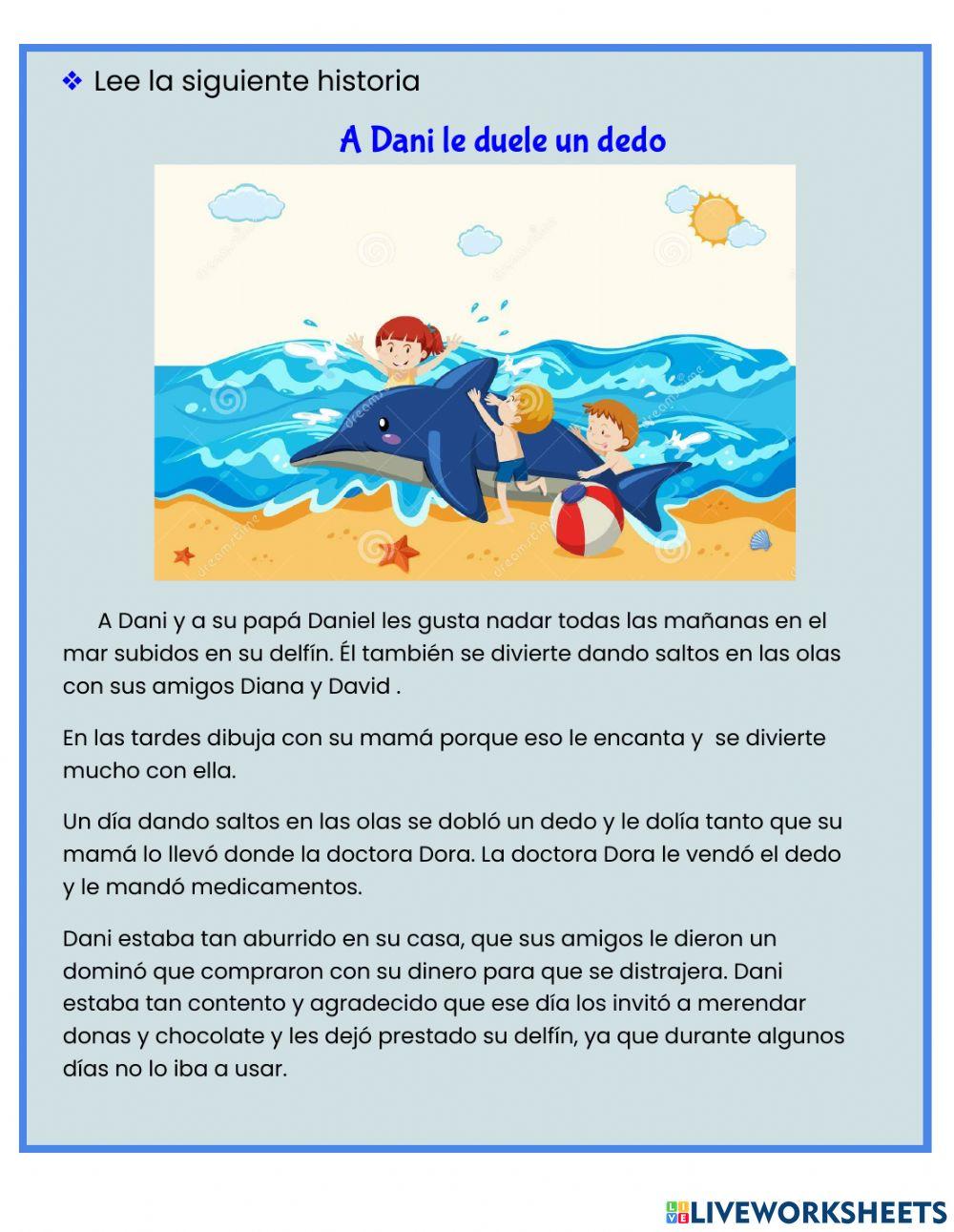 A Dani le duele un dedo