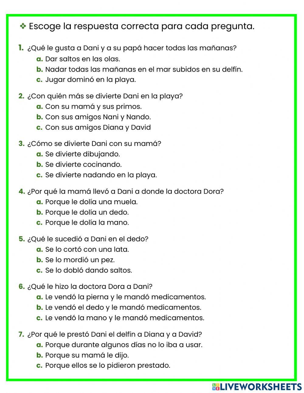 A Dani le duele un dedo