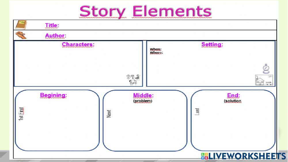 Story elements little red riding hood