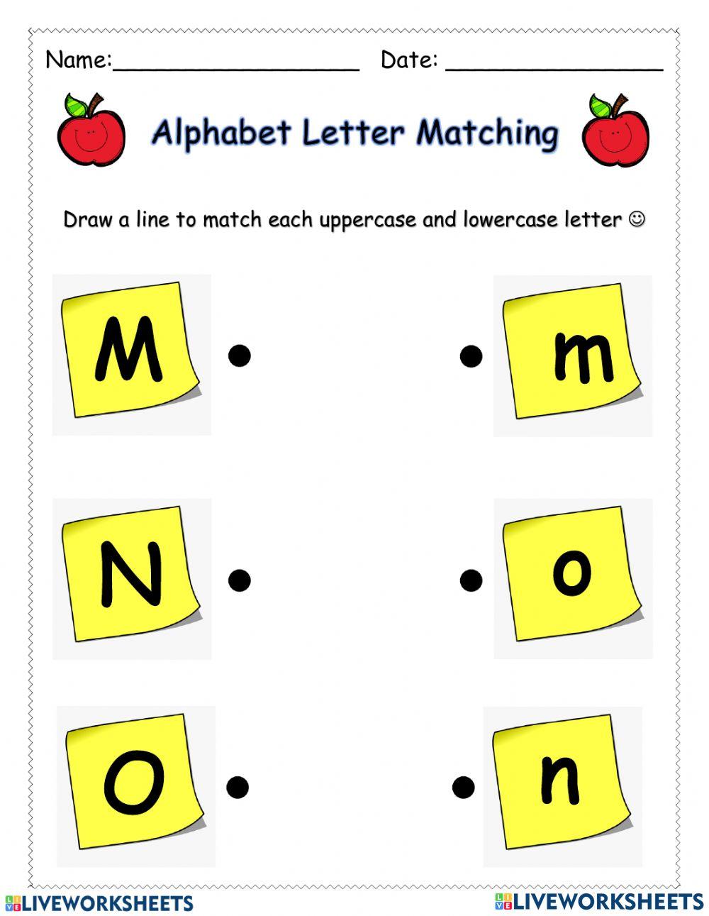 Alphabet matching