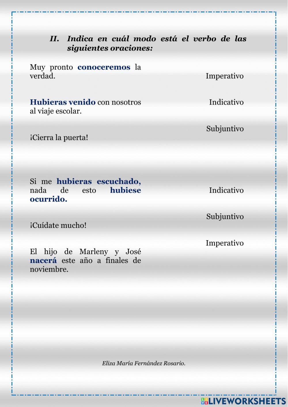 Morfología del verbo