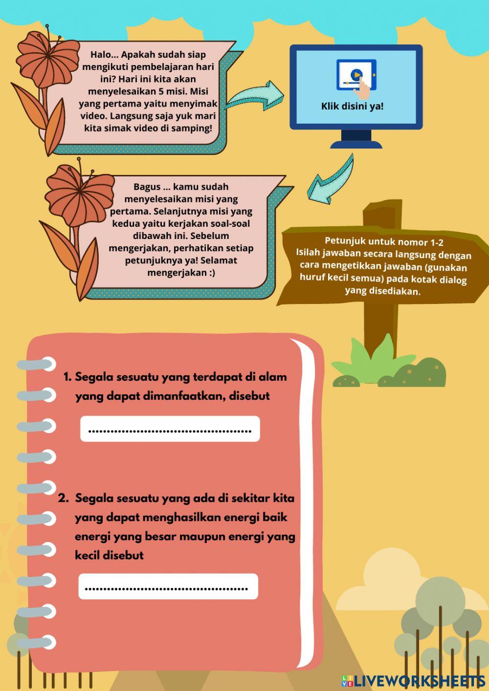 Tema 9 Subtema 2 Pembelajaran 1 Muatan IPA Kelas 4