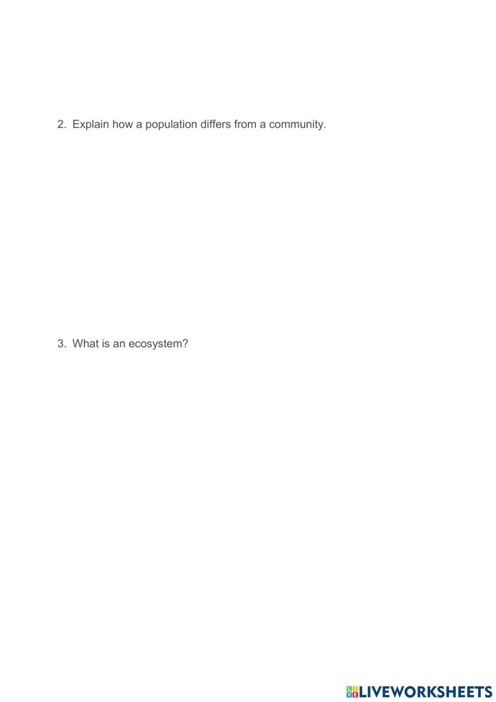 1.7 Organization of Living Things