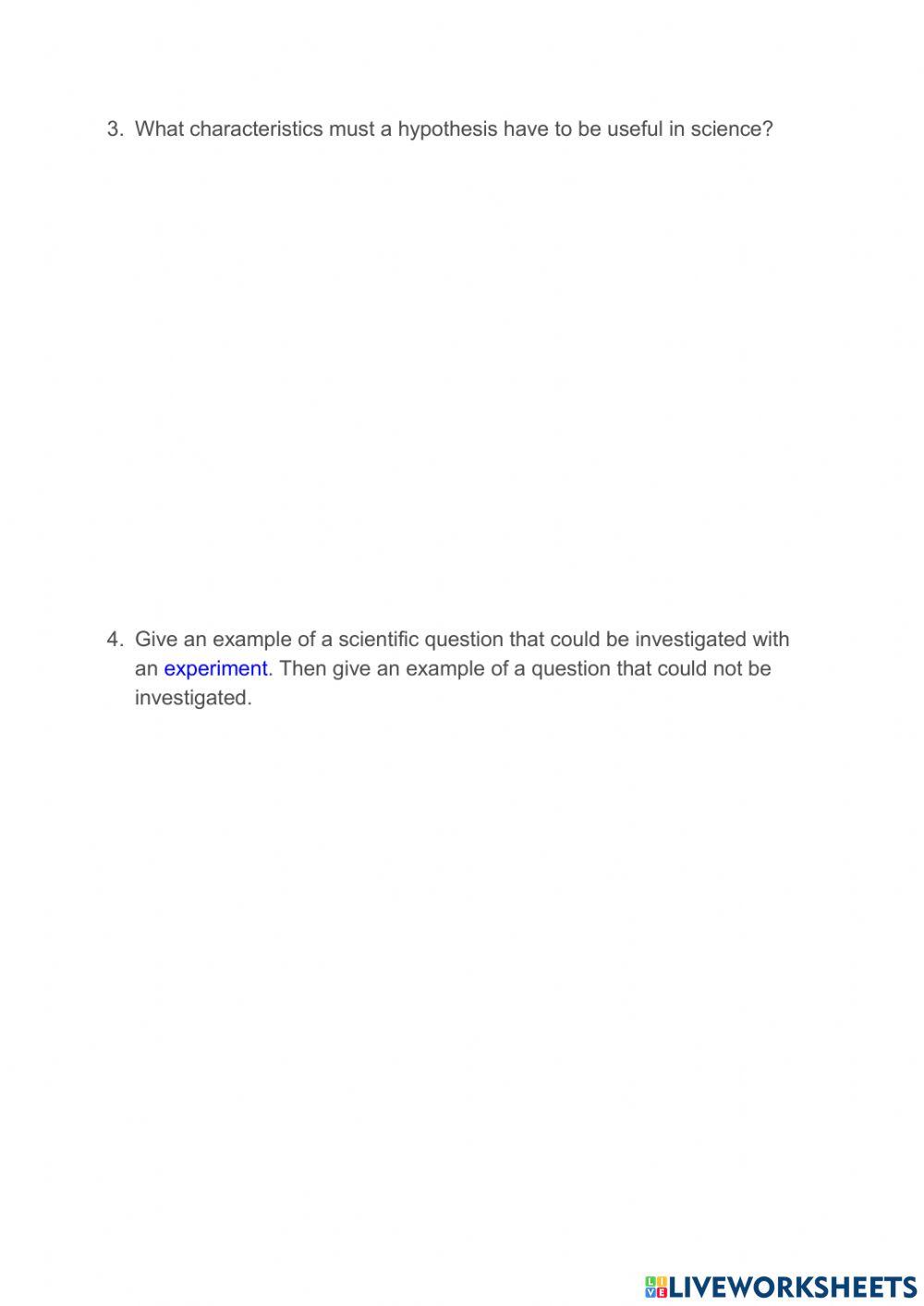 1.1	Scientific Method