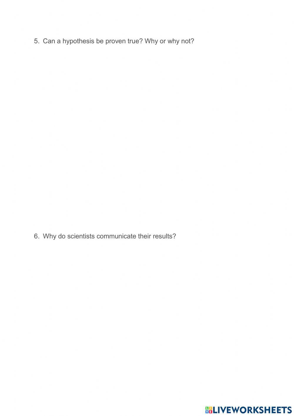 1.1	Scientific Method