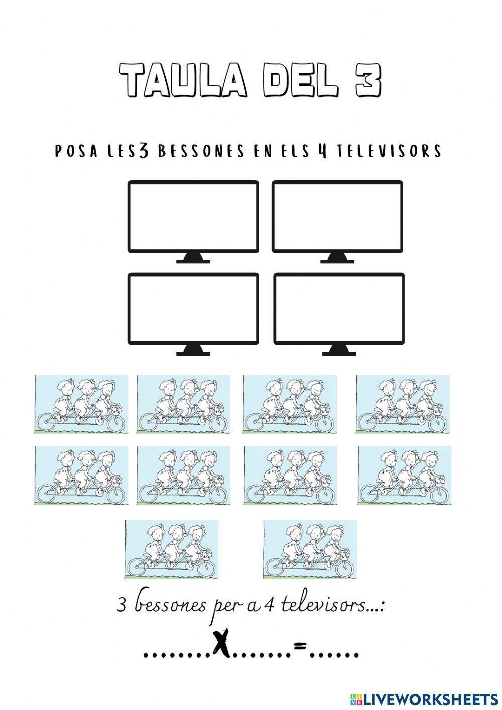 Taules de multiplicar 2 i 3