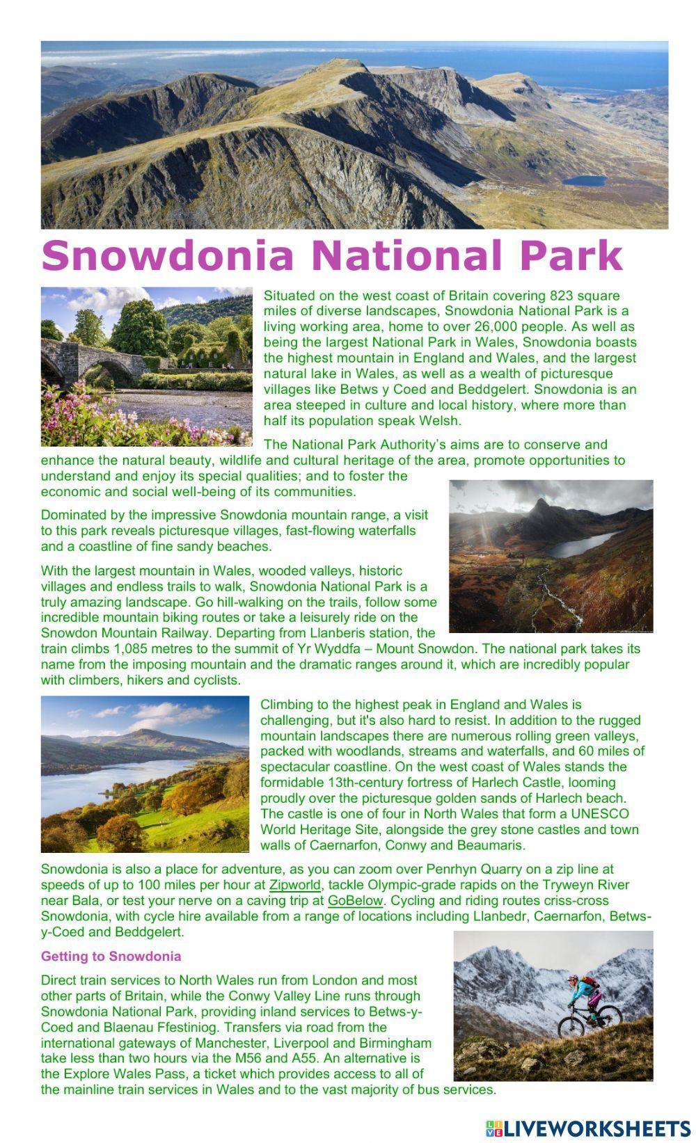 Snowdonia National Park, Wales