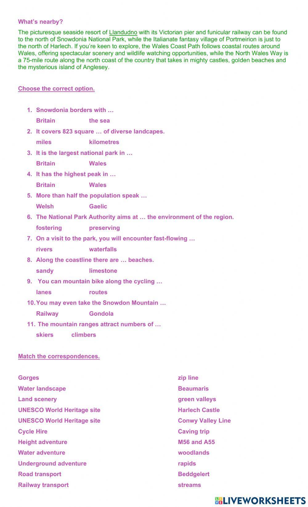 Snowdonia National Park, Wales