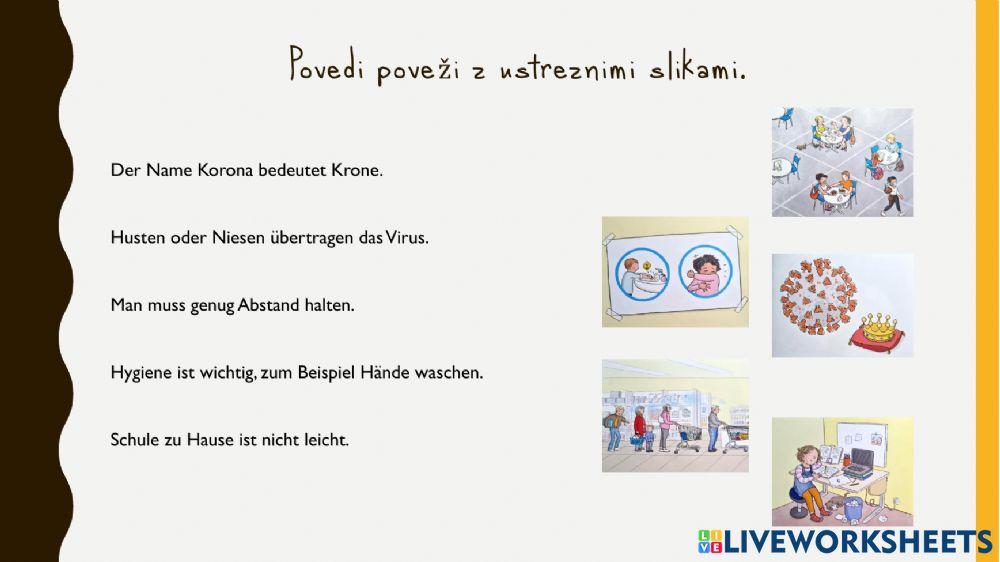 Das Corona-Virus - Wiederholung