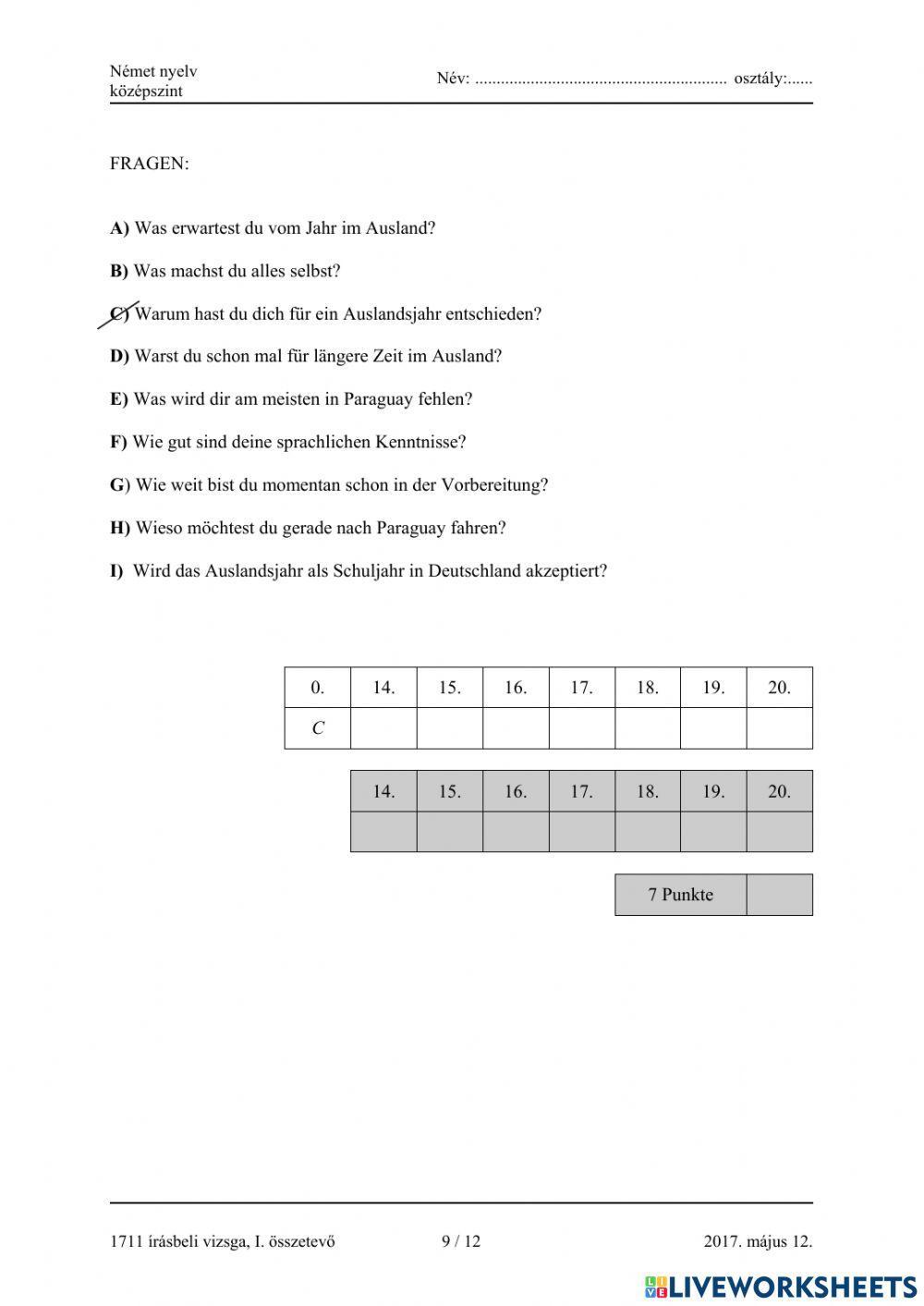 Abitur Mai 2017 Leseverstehen