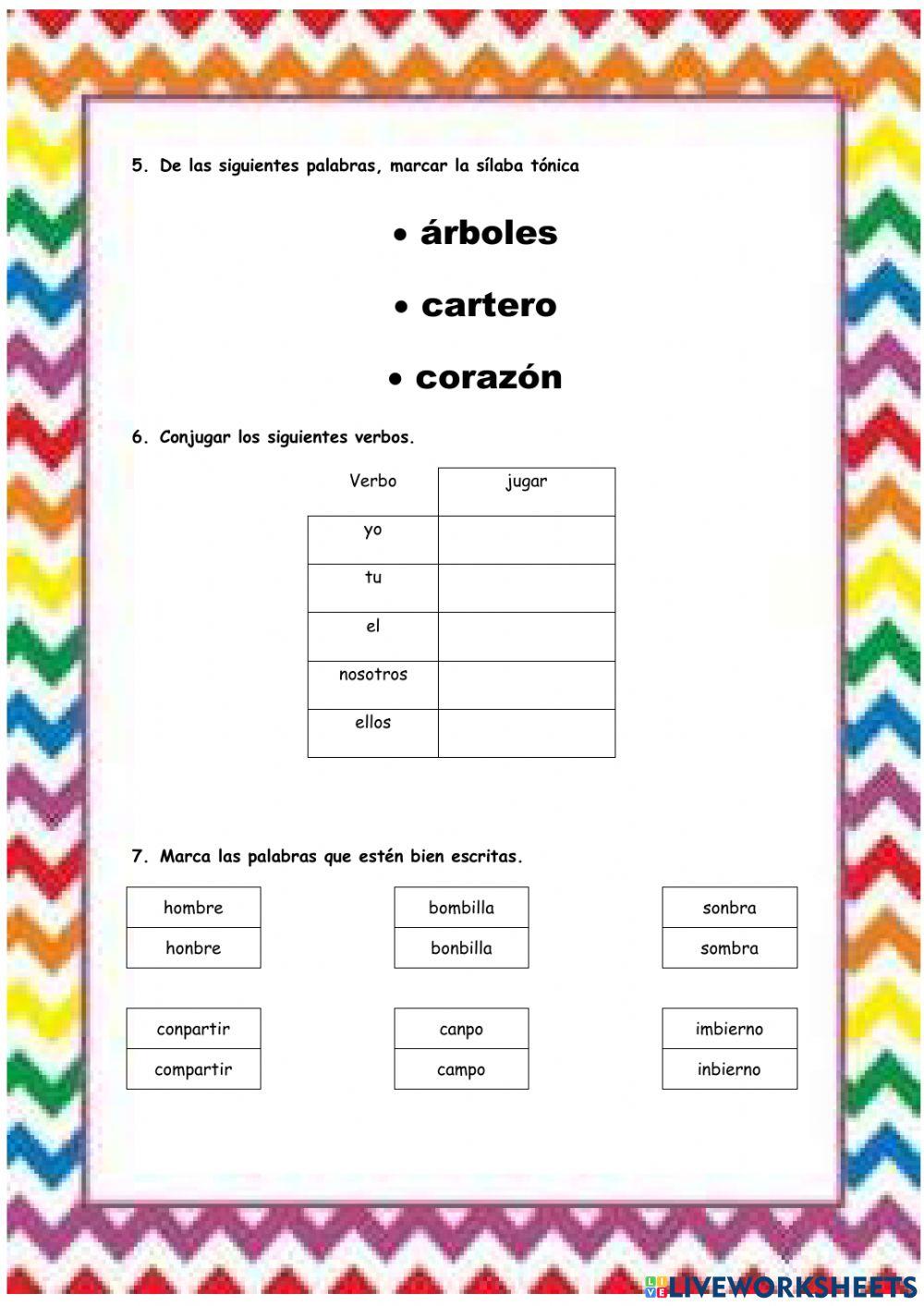 Lección lengua y literatura Unidad 3