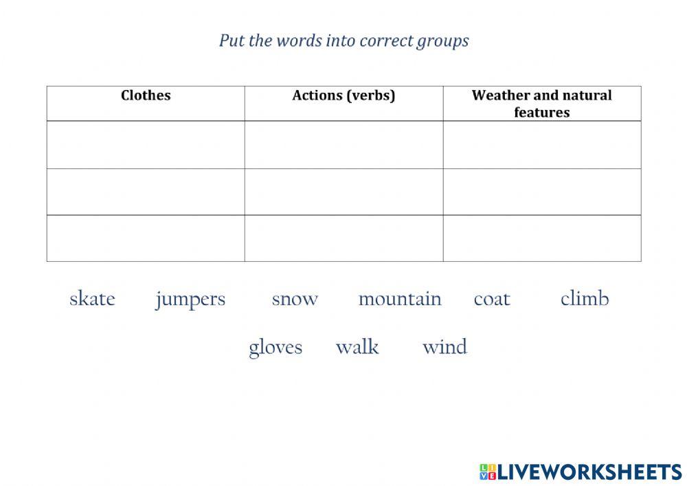 The snow play AS2 U5
