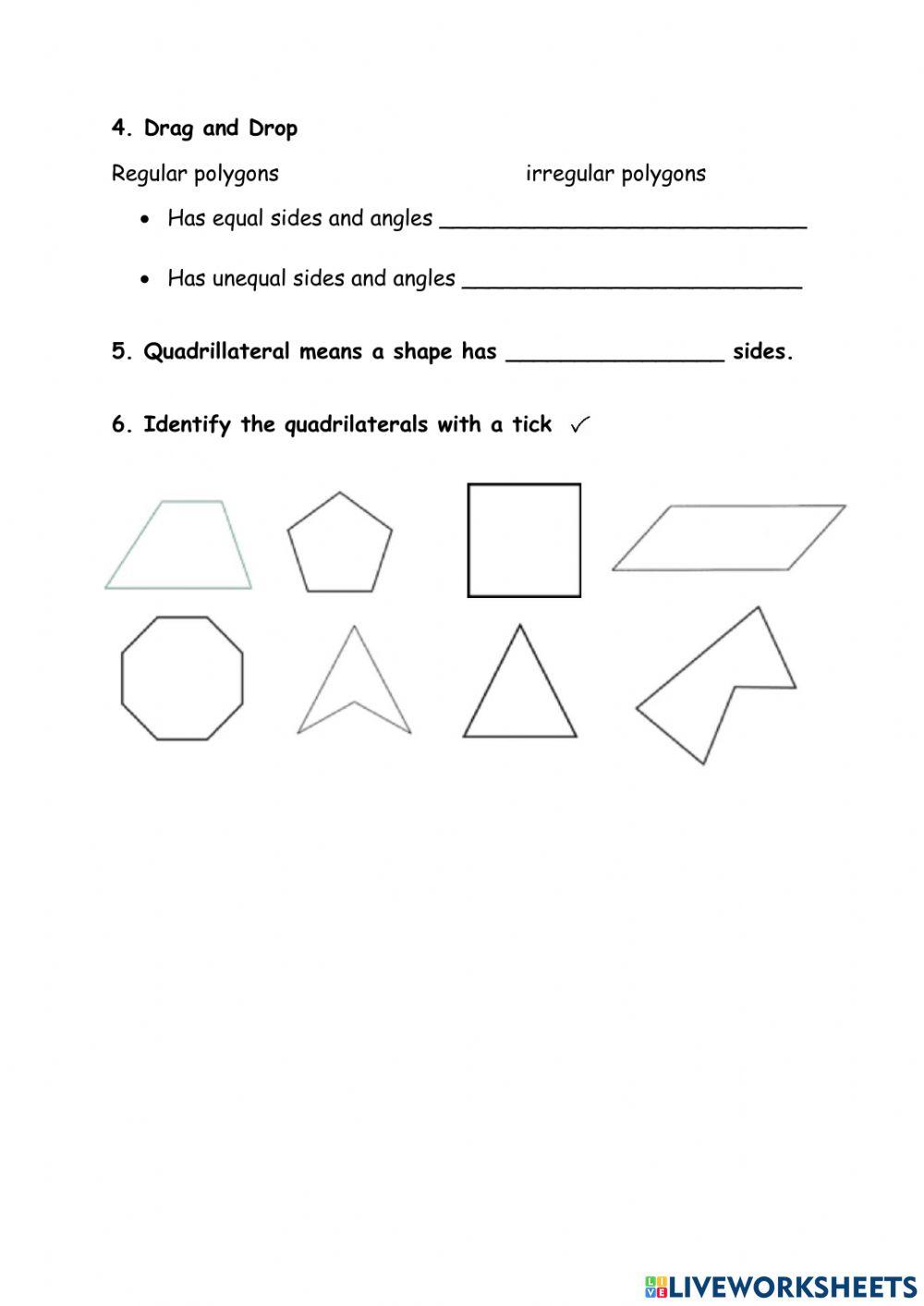 Grade 4 Polygon Review