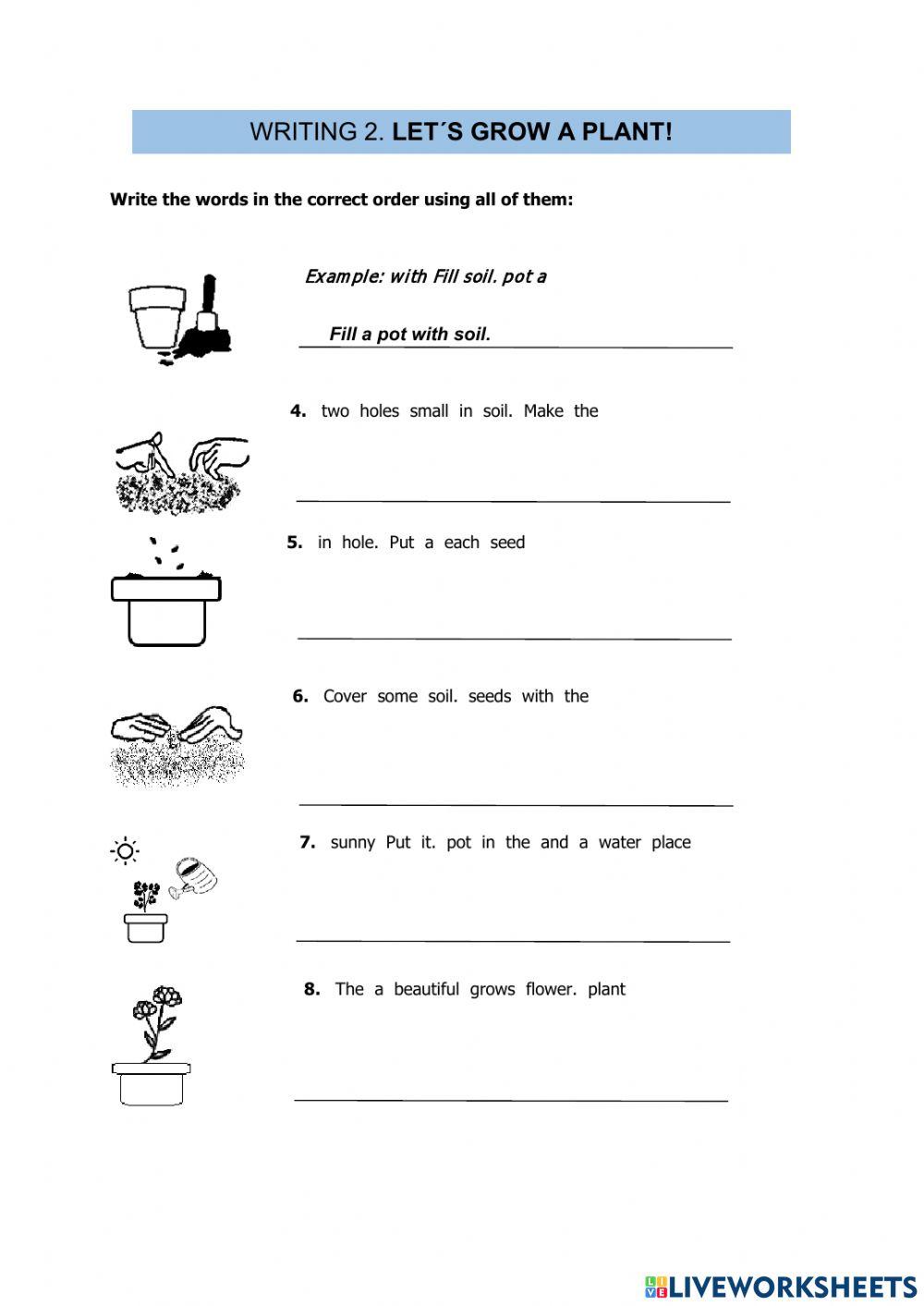 Prueba CAM 3º English 2019 E Escrita worksheet Live Worksheets